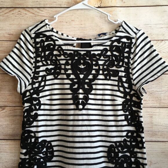 ANTHROPOLOGIE POSTCARD APPLIQUED DRESS - Picture 3 of 6